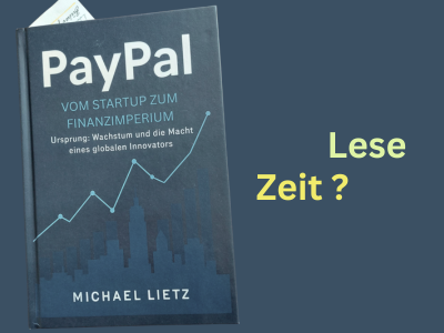 Das Buch paypal von Michael Lietz wird beworben